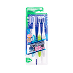  Systema Spiral Compact Head Toothbrush 3pcs