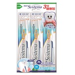  Systema Large Head Toothbrush 3pcs Pack